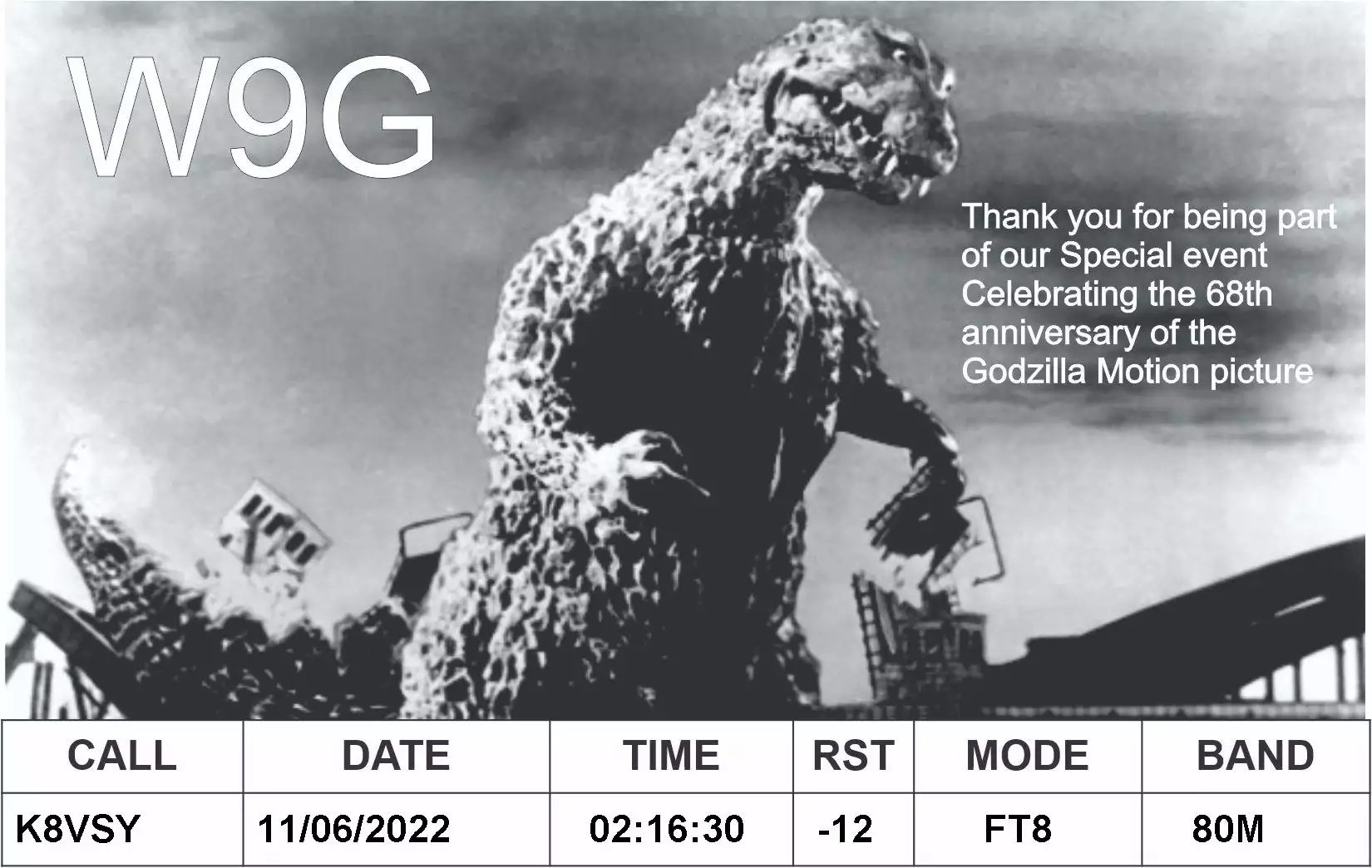 2022-11-06 W9G 80m FT8 digital QSO card